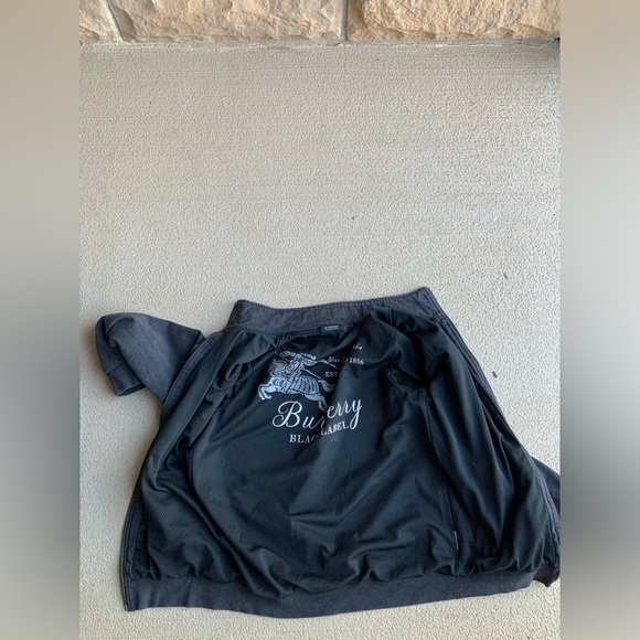 Vintage BURBERRY Black Label Women’s Zip Up Sweater Size Small - Picture 4 of 16